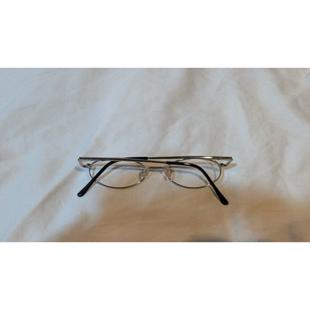 MODERN EYEGLASSES FRAME DYNAMITE SILVER  FULL RIM A516 Frames Only